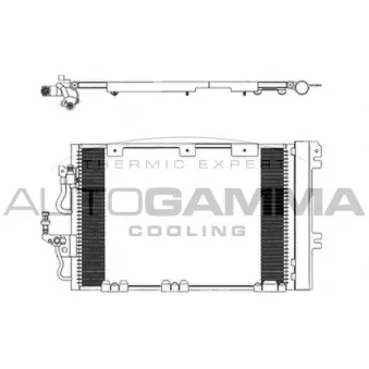 Condenseur, climatisation AUTOGAMMA 103830