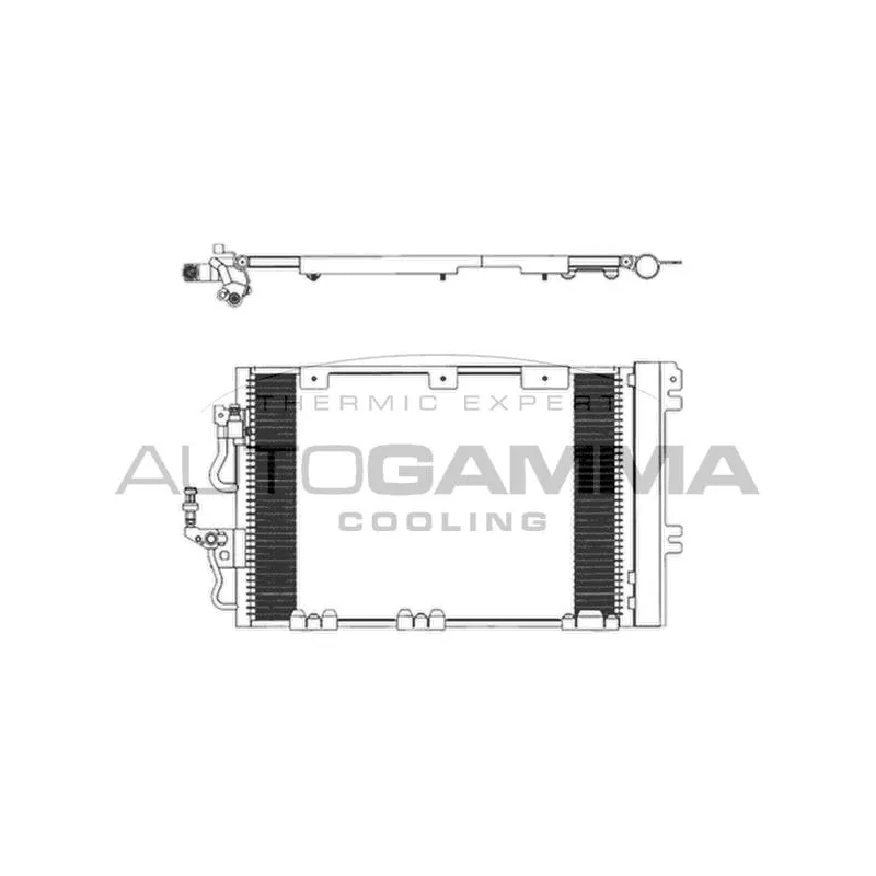 Condenseur, climatisation AUTOGAMMA 103830