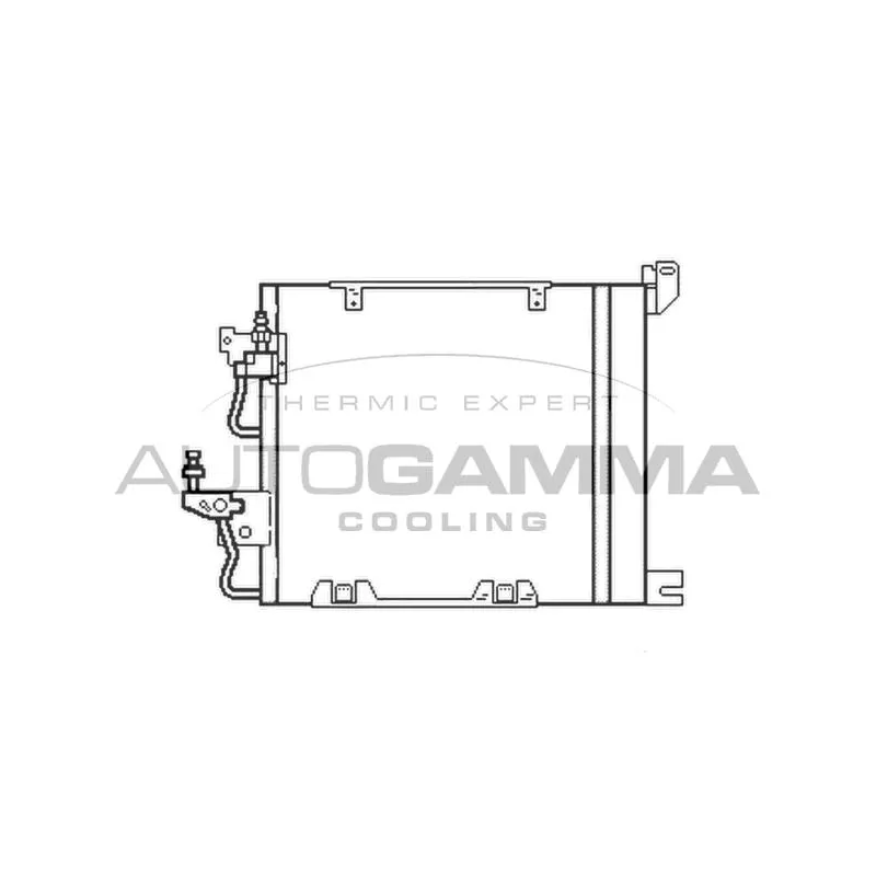 Condenseur, climatisation AUTOGAMMA 103831