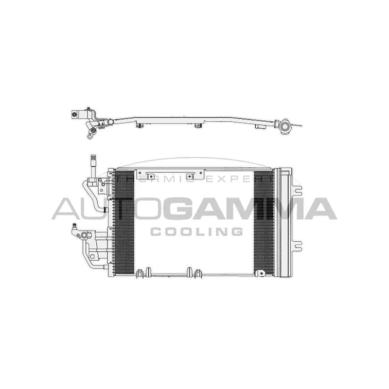 Condenseur, climatisation AUTOGAMMA 103832