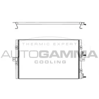 Condenseur, climatisation AUTOGAMMA 103834