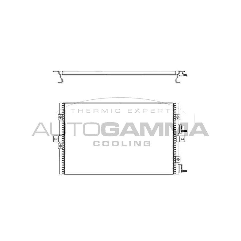 Condenseur, climatisation AUTOGAMMA 103834