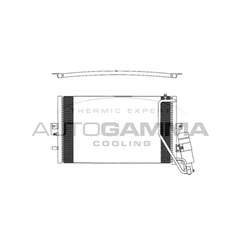 Condenseur, climatisation AUTOGAMMA 103835