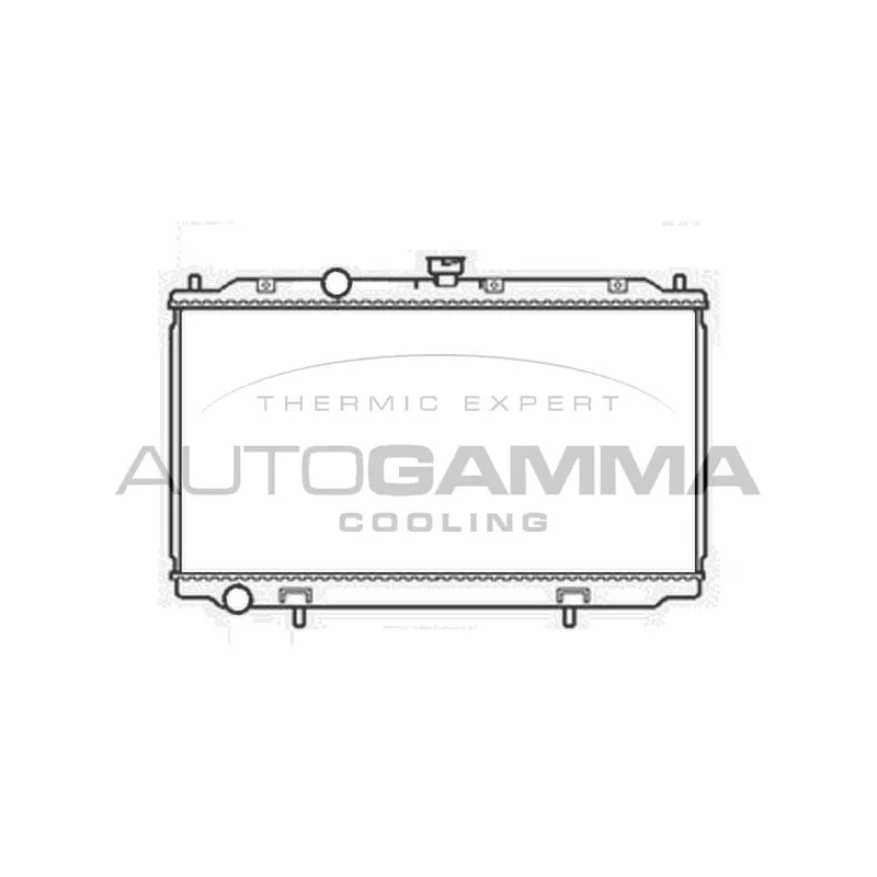 Radiateur, refroidissement du moteur AUTOGAMMA 103840
