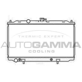 Radiateur, refroidissement du moteur AUTOGAMMA 103841
