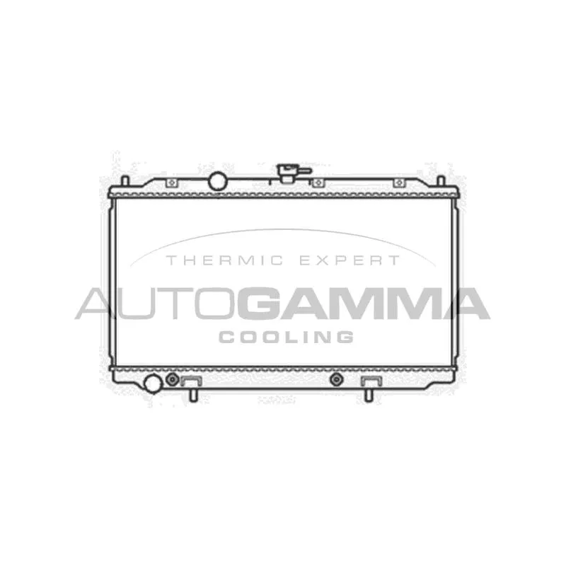 Radiateur, refroidissement du moteur AUTOGAMMA 103841
