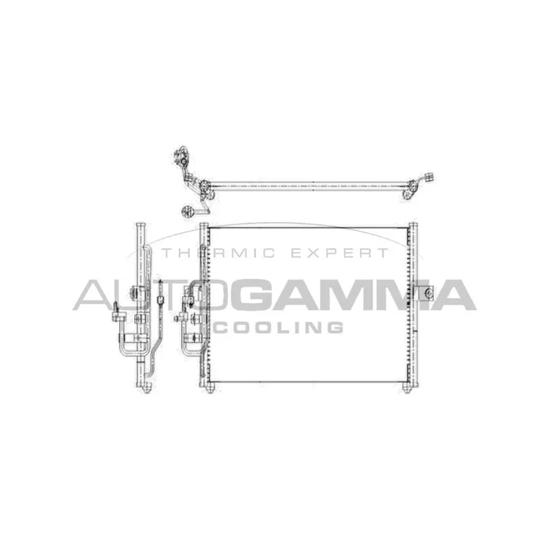Condenseur, climatisation AUTOGAMMA 103842