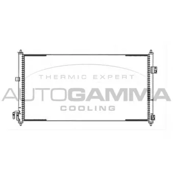 Condenseur, climatisation AUTOGAMMA 103844