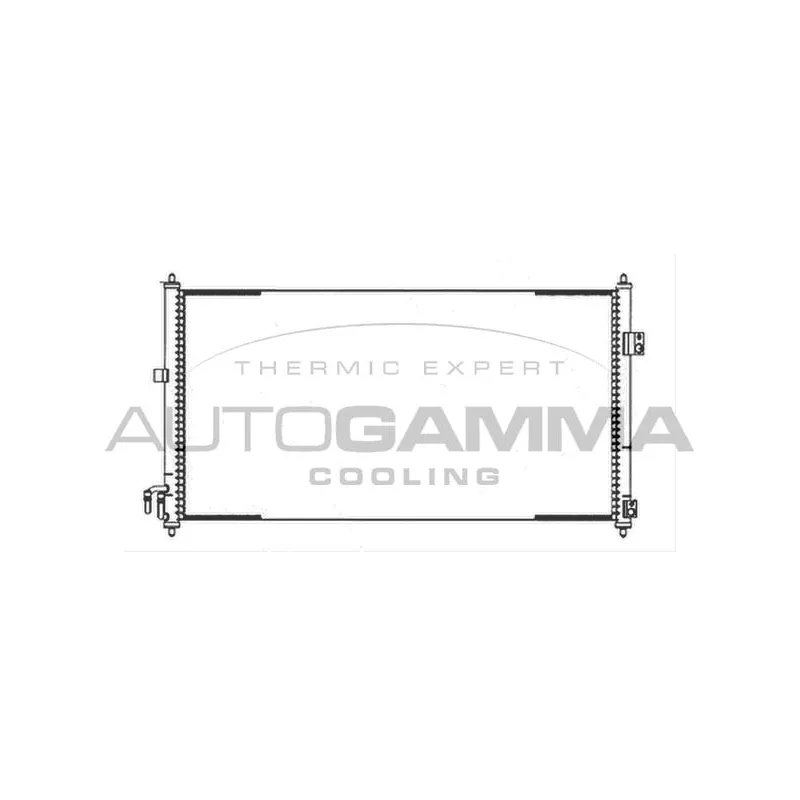 Condenseur, climatisation AUTOGAMMA 103844