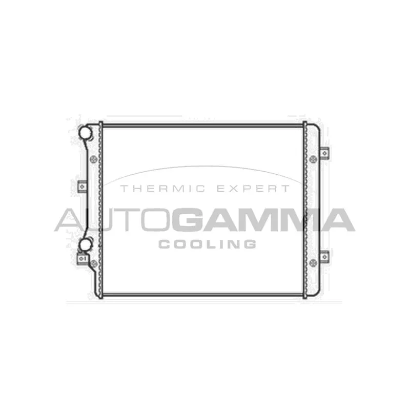 Radiateur, refroidissement du moteur AUTOGAMMA 103846