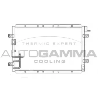 Condenseur, climatisation AUTOGAMMA 103847