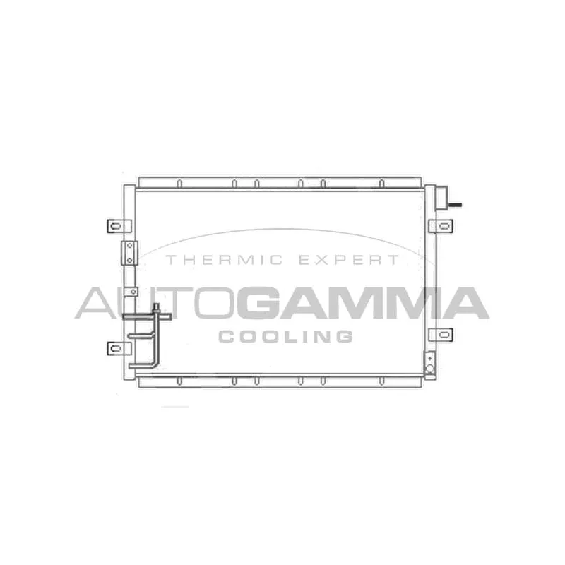 Condenseur, climatisation AUTOGAMMA 103847