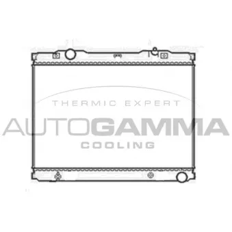 Radiateur, refroidissement du moteur AUTOGAMMA 103848
