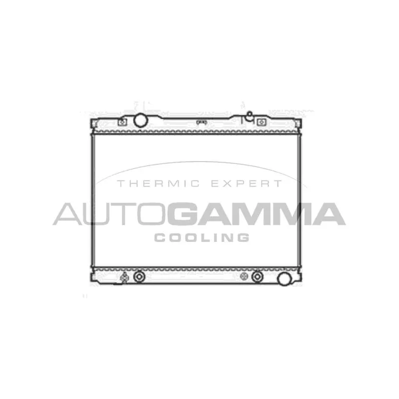 Radiateur, refroidissement du moteur AUTOGAMMA 103849