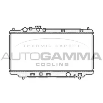 Radiateur, refroidissement du moteur AUTOGAMMA 103854