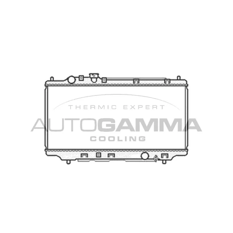 Radiateur, refroidissement du moteur AUTOGAMMA 103854
