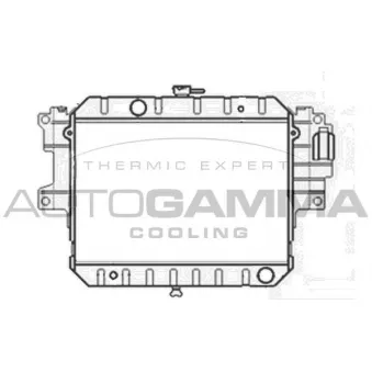 Radiateur, refroidissement du moteur AUTOGAMMA 103855