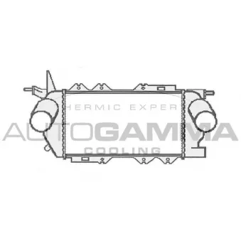 Intercooler, échangeur AUTOGAMMA 103856