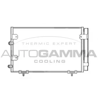 Condenseur, climatisation AUTOGAMMA 103859