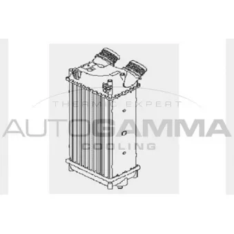 Intercooler, échangeur AUTOGAMMA 103862