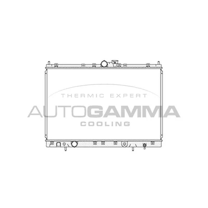 Radiateur, refroidissement du moteur AUTOGAMMA 103866