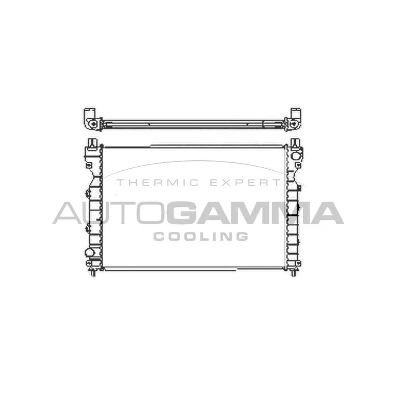 Radiateur, refroidissement du moteur AUTOGAMMA 103867