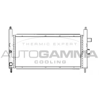 Radiateur, refroidissement du moteur AUTOGAMMA 103871