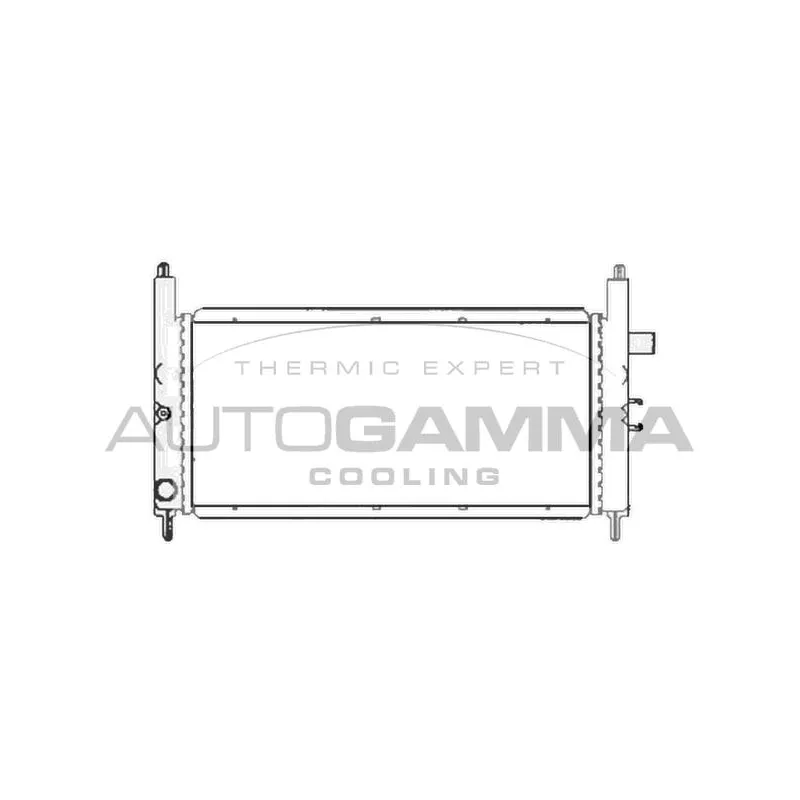 Radiateur, refroidissement du moteur AUTOGAMMA 103871