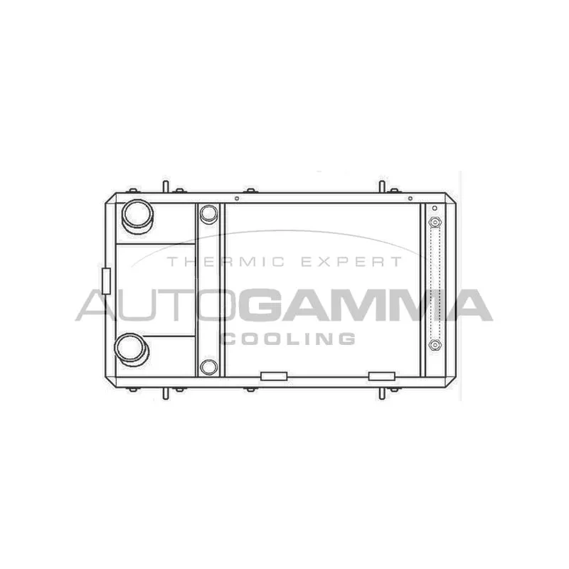 Radiateur, refroidissement du moteur AUTOGAMMA 103873