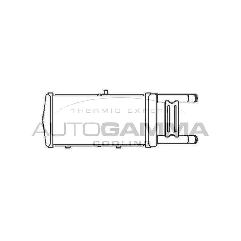 Radiateur, refroidissement du moteur AUTOGAMMA 103874