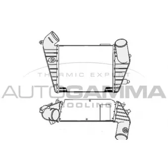 Intercooler, échangeur AUTOGAMMA 103881