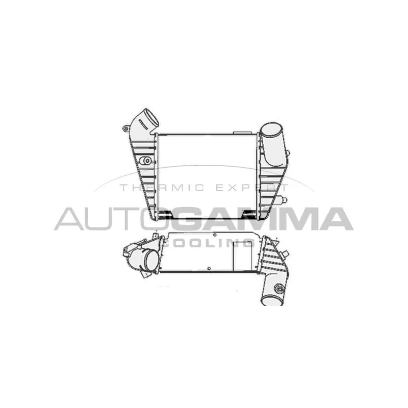 Intercooler, échangeur AUTOGAMMA 103881