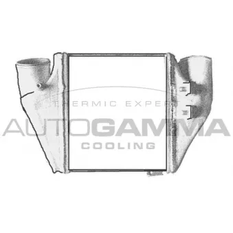 Intercooler, échangeur AUTOGAMMA 103883