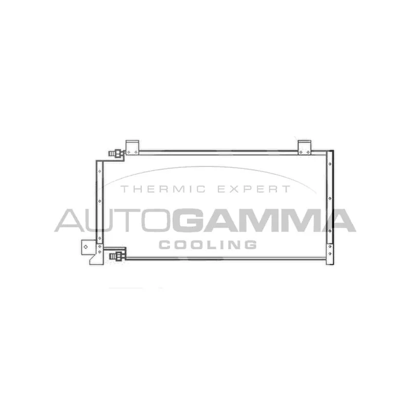 Condenseur, climatisation AUTOGAMMA 103888
