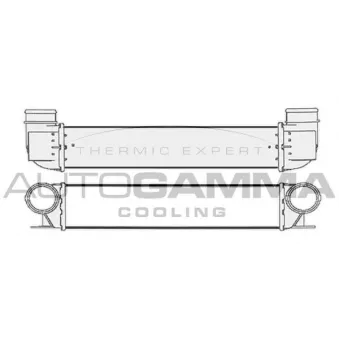 Intercooler, échangeur AUTOGAMMA 103897