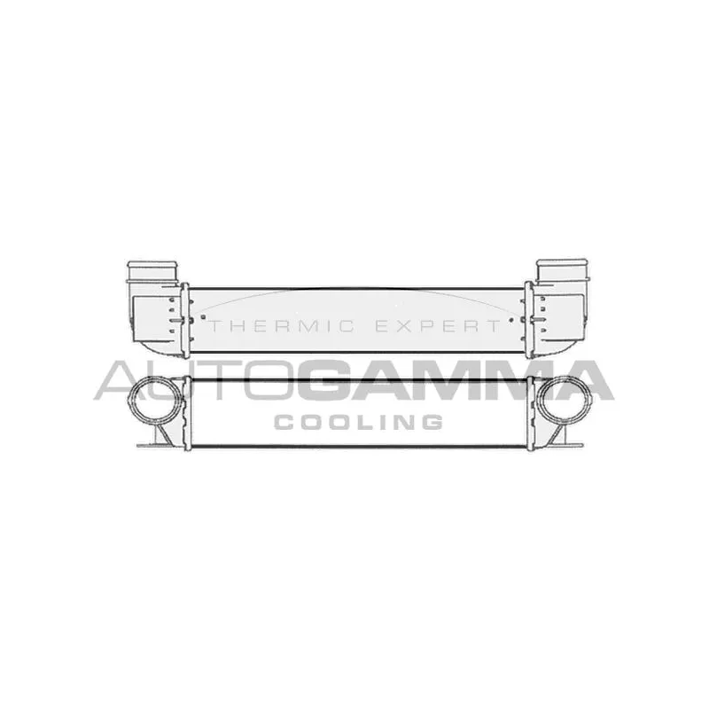 Intercooler, échangeur AUTOGAMMA 103897