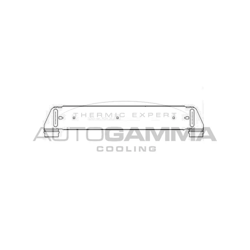 Intercooler, échangeur AUTOGAMMA 103899