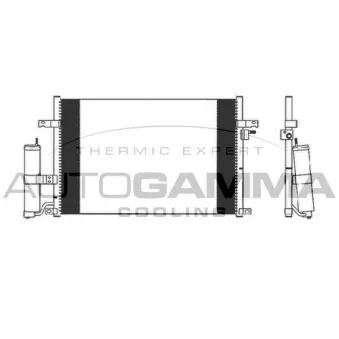 Condenseur, climatisation AUTOGAMMA 103903