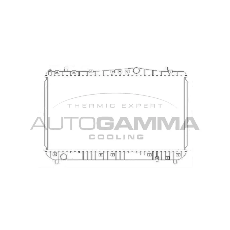 Radiateur, refroidissement du moteur AUTOGAMMA 103905