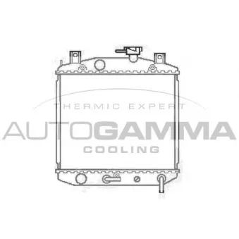 Radiateur, refroidissement du moteur AUTOGAMMA 103906