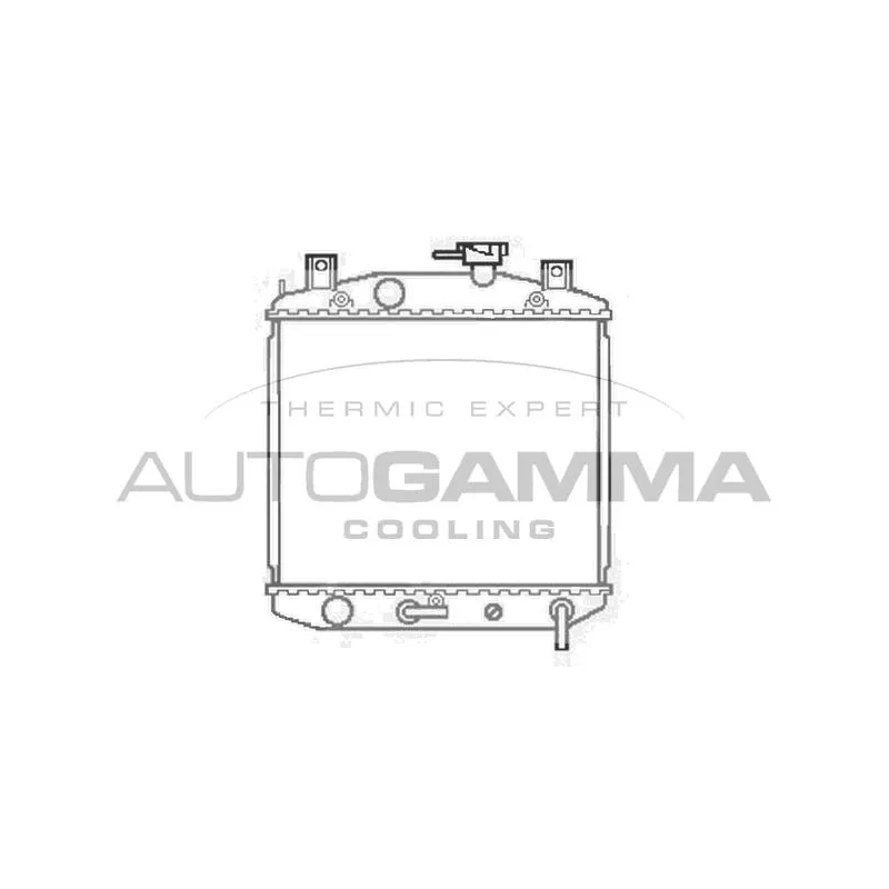 Radiateur, refroidissement du moteur AUTOGAMMA 103906