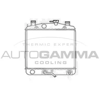 Radiateur, refroidissement du moteur AUTOGAMMA 103907