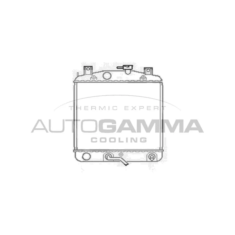 Radiateur, refroidissement du moteur AUTOGAMMA 103907