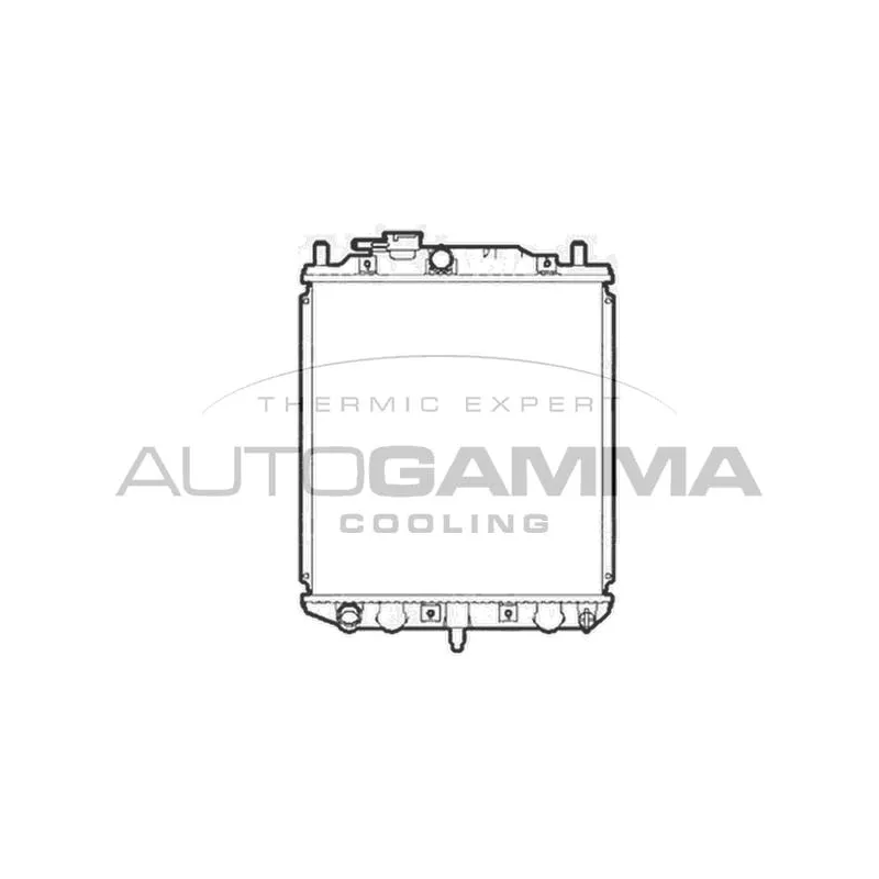 Radiateur, refroidissement du moteur AUTOGAMMA 103909