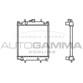 Radiateur, refroidissement du moteur AUTOGAMMA