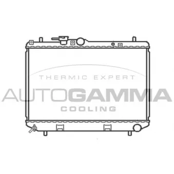 Radiateur, refroidissement du moteur AUTOGAMMA 103913
