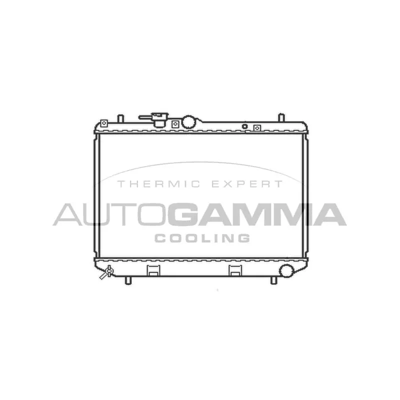 Radiateur, refroidissement du moteur AUTOGAMMA 103913