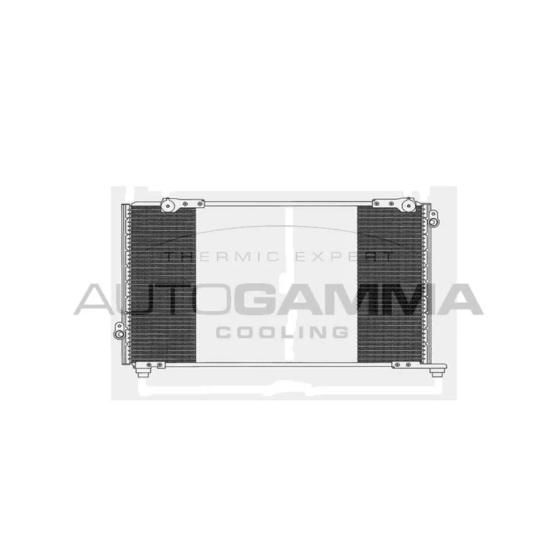 Condenseur, climatisation AUTOGAMMA 103924