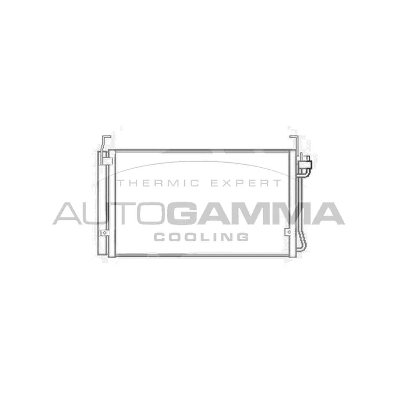 Condenseur, climatisation AUTOGAMMA 103933