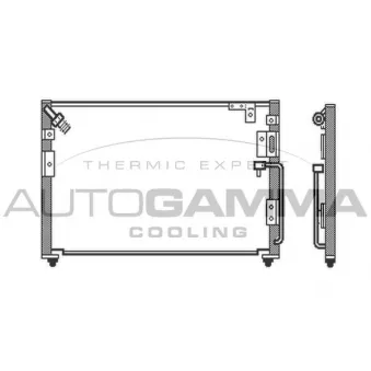 Condenseur, climatisation AUTOGAMMA 103936